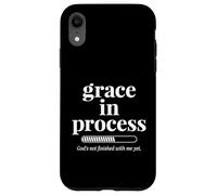 Grace In Process Bible Christian Custodia per iPhone XR