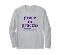Grace in processo ispiratrice Cristiana basata sulla Fede Maglia a Manica