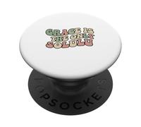 GRACE IS THE ONLY SOLULU - Divertente design religioso per cristiani PopSockets PopGrip Adesivo