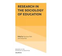 Hyunjoon Park Research in the Sociology of Education (Copertina rigida)