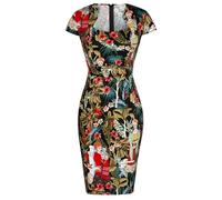 Grace Karin, Abito da Donna Anni '50 e '60, Stile Vintage, Aderente con Maniche ad Aletta, S