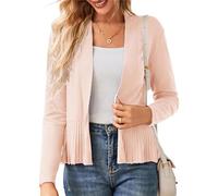 GRACE KARIN Cardigan Donna Maglione A-Line Maniche Lunghe Aperto Davanti Casual Maglia Lavorata a Maglia