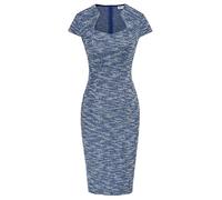 Grace Karin, Vestito da Donna a Tubino con Maniche ad Aletta, M