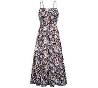 GRACE KARIN Womens Summer Maxi Dress Casual Sleeveless Spaghetti Strap Smocked Ruffle A Line Beach Long Dress with Pockets