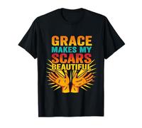 Grace Makes Scars Beautiful - Regalo Cristiano ispiratore Maglietta