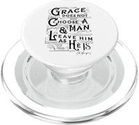 Grace non lascia un uomo come lui è Charles Spurgeon Citazione PopSockets PopGrip per MagSafe