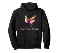Grace Over Grind Soft Life Motivazione per Il Benessere delle Donne Felpa con Cappuccio