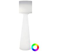 GRACE-- Piantana LED RGB ricaricabile, altezza 170 cm, colore: Bianco