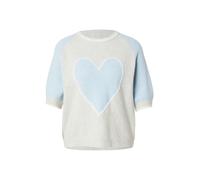 Grace Pullover blu reale / grigio chiaro / bianco Donna Grace S