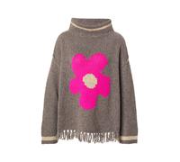 Grace Pullover 'NEONFLOWER' oro / color fango / rosa Donna Grace S oro / color fango / rosa