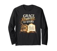 Grace riscrive la Storia: Libro Cristiano della Vita Croce Maglia a Manica