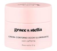 grace & stella Crema Contorno Occhi Idratante alla Caffeina - Trattamento Illuminante Contorno Occhi Antirughe e Occhiaie, Formula Vegan - (13 gr)