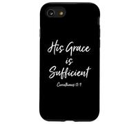 Grace Sufficient Bibbia Verso Citazione Scrittura Dio Cristiano Custodia per iPhone SE (2020) / 7/8