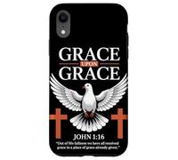 Grace Upon Grace Dove Christian Streetwear Custodia per iPhone XR