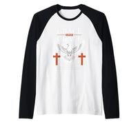 Grace Upon Grace Dove Christian Streetwear Maglia con Maniche Raglan
