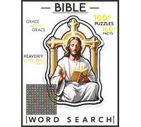 Grace Upon Grace! Large Print Bible Word Search Book: 100+ Word Find Puzzles & Fascinating Facts about Religion, Angels, Churches and More - For ... 210 pages | Gift For Holidays and Leisure!