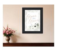 Grace Upon Grace Stampa incorniciata nera Arte murale
