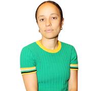 Grace Wales Bonner (Green T-Shirt) Half Body Buddy Cutout