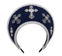 GRACEART Anne Boleyn Hat Copricapo elisabettiano Copricapo Tudor Coronet Hood Hat