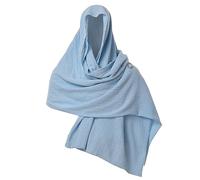 GRACEART, Cappa con spilla in stile medievale, per costume da mago o stregone, blu cielo, 230cm X 130cm