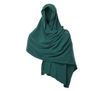 GRACEART, Cappa con spilla in stile medievale, per costume da mago o stregone, Verde, 230cm X 130cm