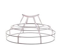 GRACEART Cerchio Gonna Borsa Sottoveste (Bianca)