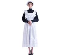 GRACEART Costume da donna vittoriana con grembiule (tessuto di puro cotone) (2XL)