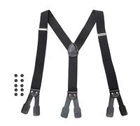 GRACEART Costume da vampiro da uomo in stile steampunk, vittoriano, gotico, punk, cosplay, Bretella Nera, Taglia unica