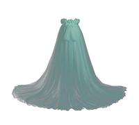GRACEART Gonna Lunga in Tulle da Donna con Fiocco alla Vita Wedding Lady (Acquamarina)