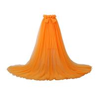 GRACEART Gonna Lunga in Tulle da Donna con Fiocco alla Vita Wedding Lady (Arancio)