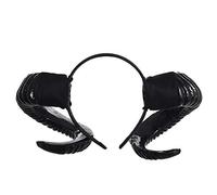 GRACEART Gotico ariete Corni Fascia per capelli Accessori per capelli (Nero-2)