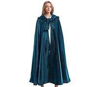 GRACEART Mantello con Cappuccio Lungo in Costume di Halloween Capo Masquerade (Blu)