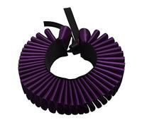 GRACEART Rinascimento Elisabettiano Increspatura Collo Collare Viola