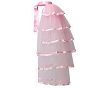 GRACEART - Sopragonna/sottogonna in stile vittoriano steampunk con cintura, Rosa, Taglia unica