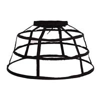GRACEART Sottogonna a 3 cerchi, sottoveste da sposa, Nero , Etichettalia unica