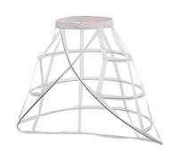 GRACEART Sottogonna Petticoat Donna Gonna Lunga 5 Cerchio Crinolina (1-Bianca)