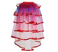 Graceart, Sottogonna steampunk in pizzo con cintura, in stile tutù con sellino, Multicolore, Etichettalia unica