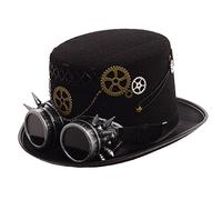 GRACEART Steampunk Cappelli a cilindro con googles(Vari stili)