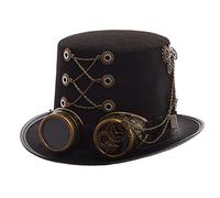 GRACEART Steampunk Cappelli a cilindro con googles(Vari stili)