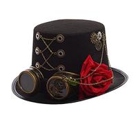 GRACEART Steampunk Cappelli a cilindro con googles(Vari stili)
