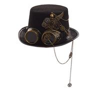 GRACEART Steampunk Cappello Accessori Halloween Cosplay (58 Circonferenza)