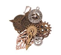 GRACEART Steampunk Ingranaggi Orologio Capelli Perno (1)