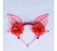 GRACEART Sunburst Halo Crown - Fascia per capelli con cerniera, per Halloween, per cosplay (rosso, taglia unica)