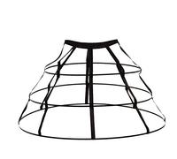 GRACEART Triangolare Crinolina Cerchio Gonna Borsa (Nero)
