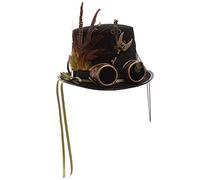 GRACEART Unisex Steampunk Cappello Occhiali Superiore Cappello (Circonferenza della testa: 61 cm)
