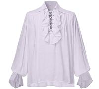GRACEART Uomo Pirata Camicia Costume (X-Small)