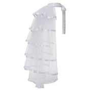 GRACEART Victorian Steampunk Nero Trambusto tutù in Pizzo Cintura Sottogonna (Bianco)