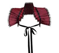 GRACEART Vittoriano Increspatura Collo Bolero Collare (Vino rosso)