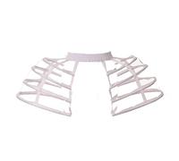 GRACEART Vittoriano Sottogonna Vestito Raddoppiare Borsa Sottoveste Abito Crinolina (Bianco)
