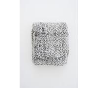 GRACED SOFT LUXURIES Coperta morbida ed elegante in finta pelliccia (leopardo delle nevi, extra large 152,4 x 203,2 cm)